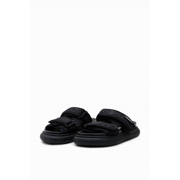 Sandales brides brodées