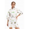 Robe chemise courte illustrations