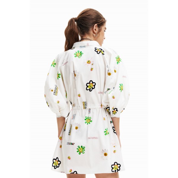 Robe chemise courte illustrations