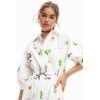 Robe chemise courte illustrations