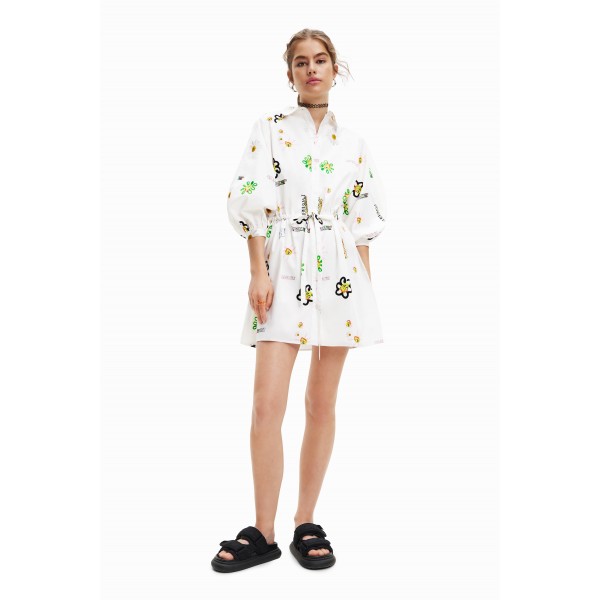 Robe chemise courte illustrations