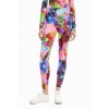 Legging stretch fleurs