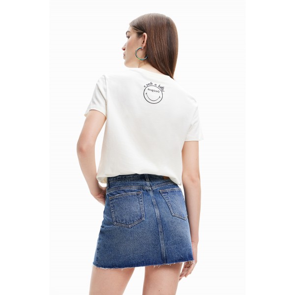 T-shirt Smiley® fleurs