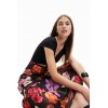 Robe longue combinée fleurs M. Christian Lacroix