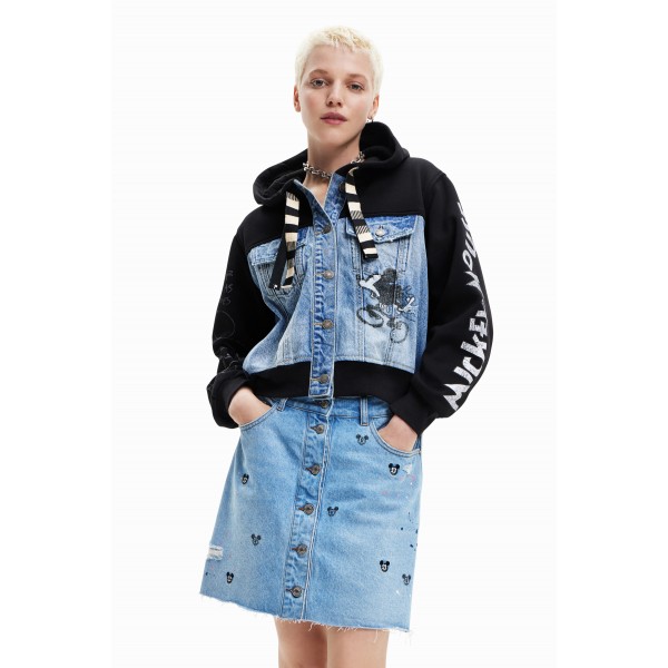 Sweat-shirt  trucker  Mickey Mouse