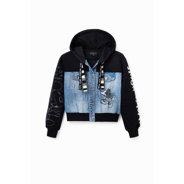 Sweat-shirt  trucker  Mickey Mouse