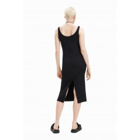 Robe ajustée bretelles arty