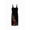 Robe ajustée bretelles arty