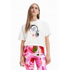 T-shirt manches courtes visage
