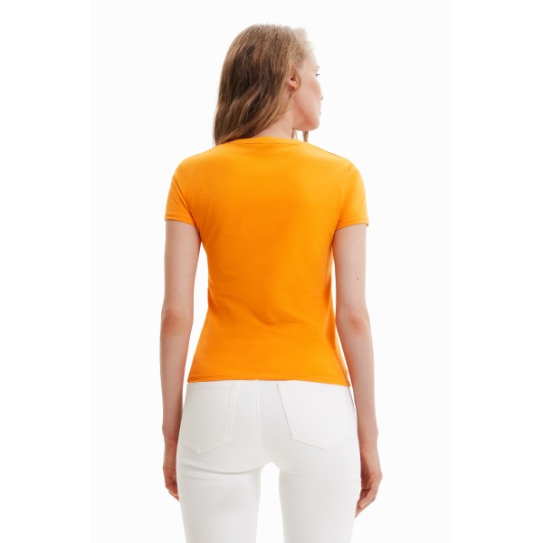 T-shirt manches courtes strass