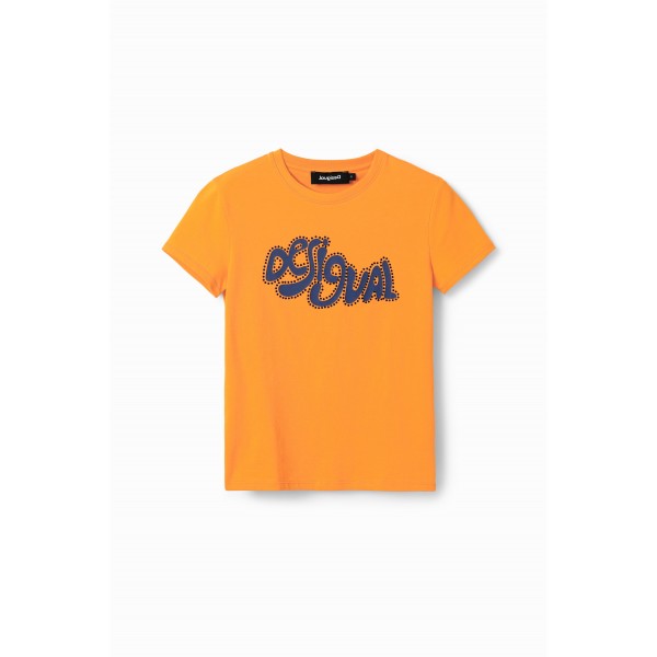 T-shirt manches courtes strass