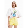 T-shirt manches volume popeline