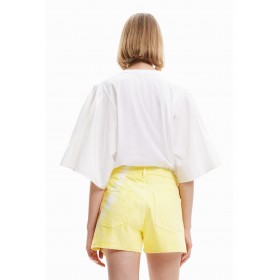 T-shirt manches volume popeline