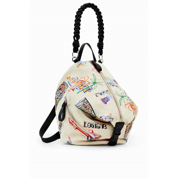 Sac à dos moyen convertible toile