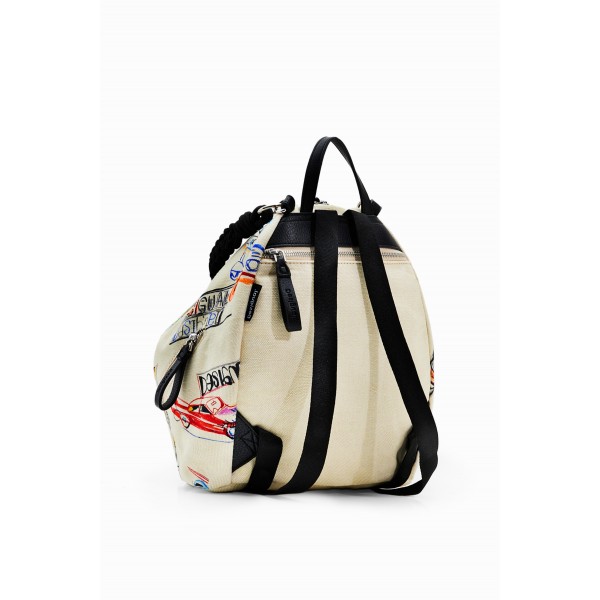 Sac à dos moyen convertible toile