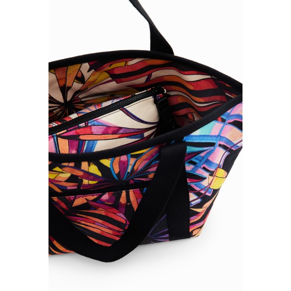 Grand sac shopper tropical