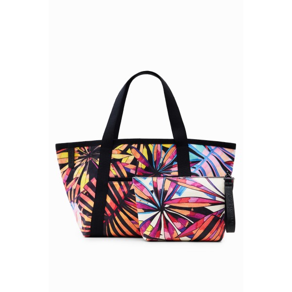 Grand sac shopper tropical