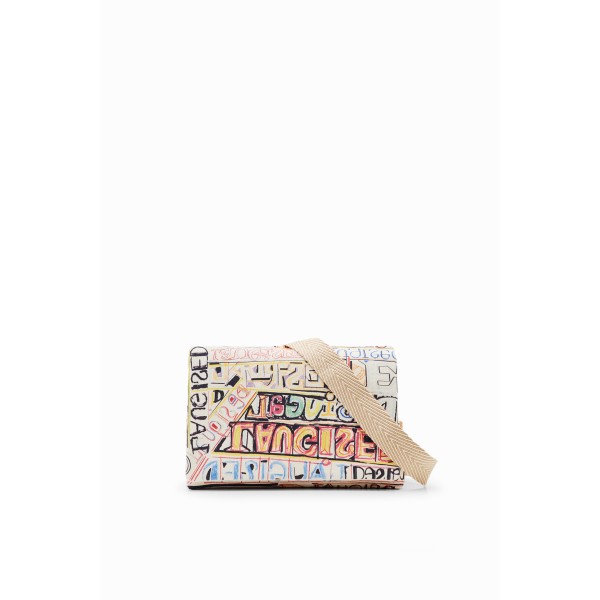Sac à bandoulière moyen lettering