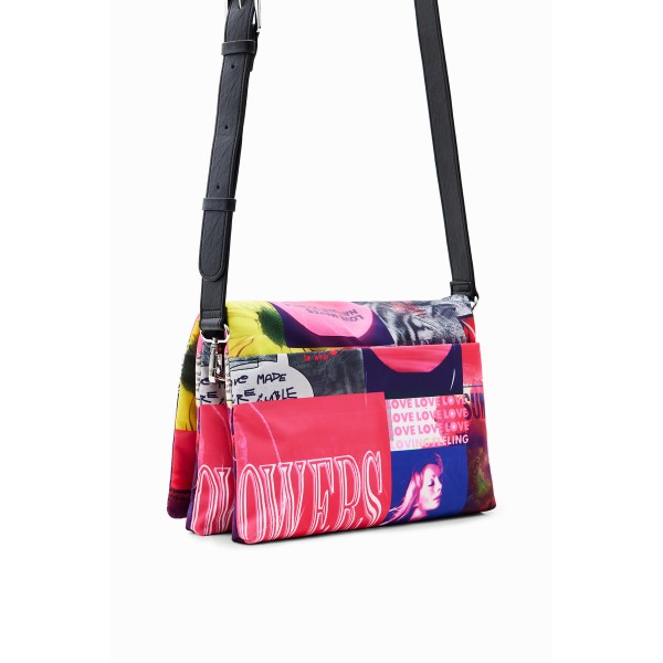 Sac à bandoulière moyen collage