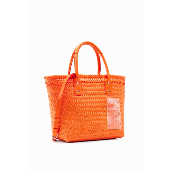 Sac shopper moyen tressé