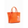 Sac shopper moyen tressé
