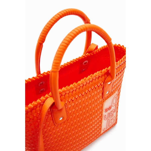 Sac shopper moyen tressé