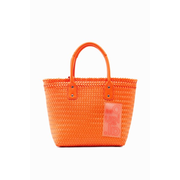Sac shopper moyen tressé