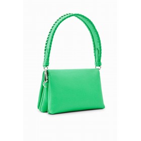 Mini sac à bandoulière demi-logo