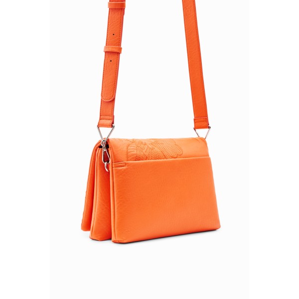 Sac à bandoulière moyen fleurs brodées
