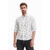 Chemise voile broderies
