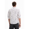 Chemise voile broderies