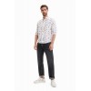Chemise voile broderies