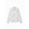 Chemise voile broderies