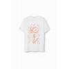 T-shirt décontracté fleur arty