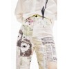 Pantalon évasé journal