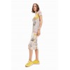 Robe midi ajustée journal