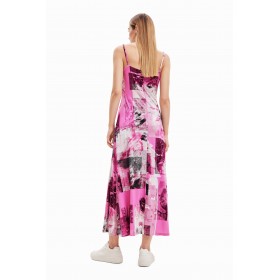 Robe midi collage