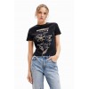 T-shirt fleur messages