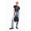 T-shirt fleur messages