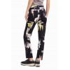 Pantalon droit collage
