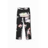 Pantalon droit collage