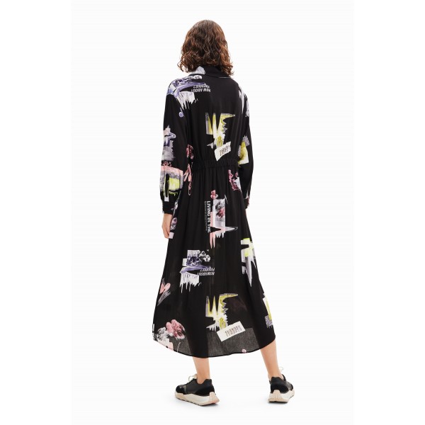 Robe chemise midi