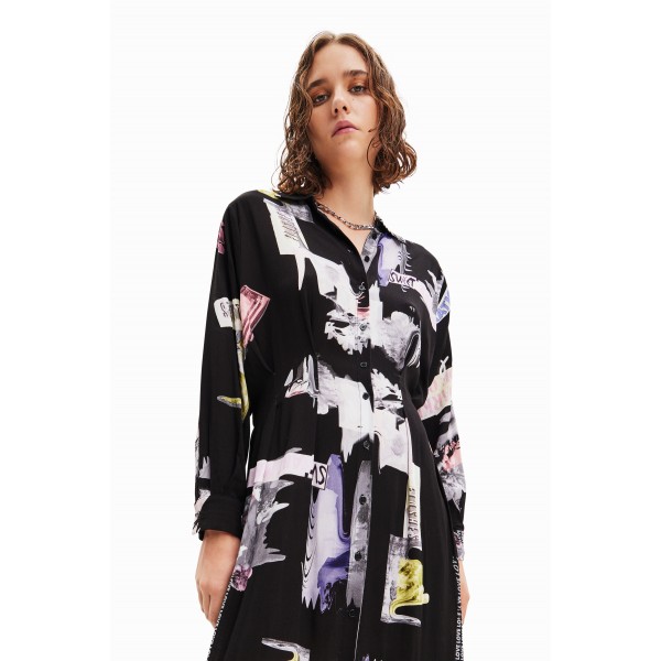 Robe chemise midi