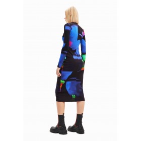 Robe midi fluo M. Christian Lacroix