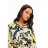 Robe chemise courte camouflage