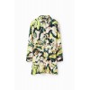 Robe chemise courte camouflage