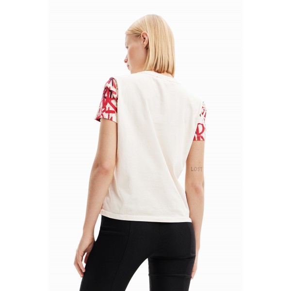 T-shirt visage arty