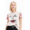 T-shirt visage arty