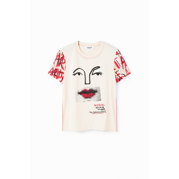 T-shirt visage arty