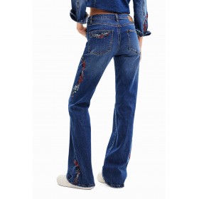 Jean wide leg flare